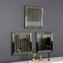 Hanah Home Otto - Silver Set de Espejos (3 Piezas)